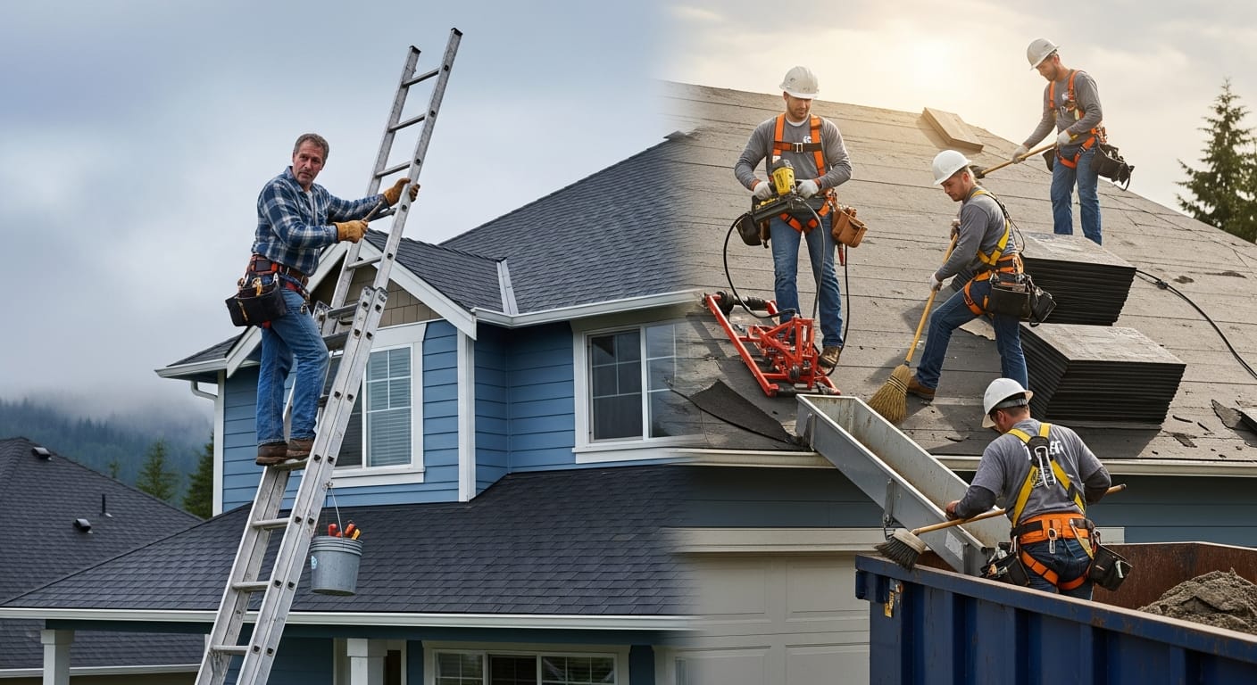 DIY Roof Repair vs Hiring a Professional: When Each Makes Sense