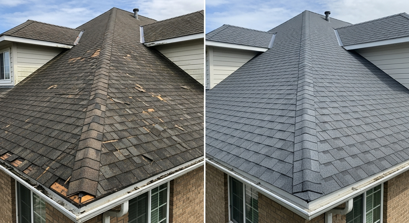 Roof Repair vs Replacement: How to Make the Right Decision